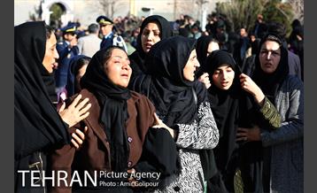 مراسم تشییع شهدای حادثه سقوط هواپیما  31