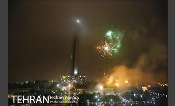 جشن نور نیمه شعبان در برج میلاد تهران 2