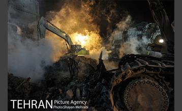 هفتمین روز آواربرداری ساختمان پلاسکو-3 22