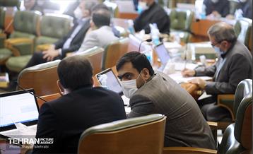 مراسم تودیع پیروز حناچی، شهردار سابق تهران در صحن شورای اسلامی  26