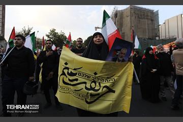اجتماع مردم تهران در محکومیت جنایت رژیم صهیونیستی 18