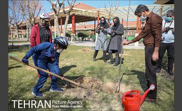 آیین درختکاری دوچرخه سواران تهران 21