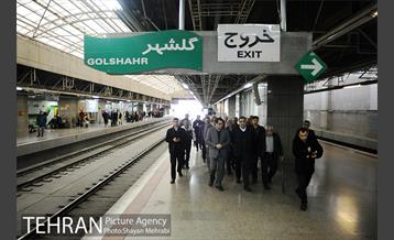 بازدید شهردار تهران از مترو خط 5 18
