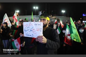 اجتماع مردم تهران در قدردانی از همراهی حزب الله لبنان 24