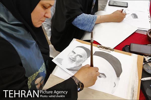 پردیس فرهنگی شهرداری تهران به مناسبت رحلت امام خمینی (ره) در مرقد امام خمینی  8