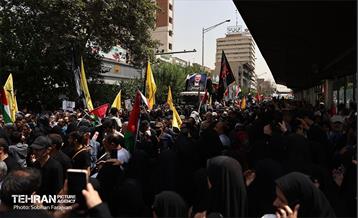 تشییع پیکر شهید اسماعیل هنیه 6