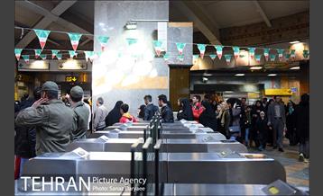 خدمات رسانی مترو تهران در روز ۲۲ بهمن 6