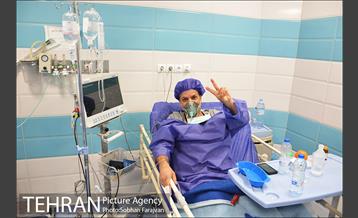 بخش بیماران کرونایی بیمارستان بعثت 5