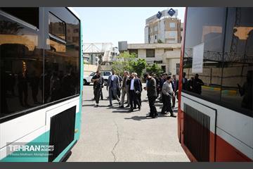 بازدید اصحاب رسانه از منطقه ۵ شرکت واحد اتوبوسرانی 13