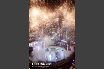 نورافشانی میدان ولیعصر(عج) به مناسبت نیمه شعبان 14