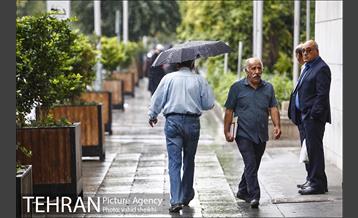 بارش نخستین باران پاییزی در تهران 2