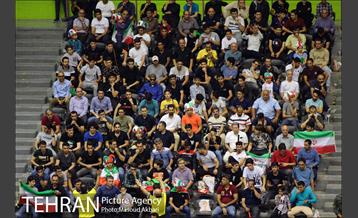 دیدار تیم های والیبال ایران و سریلانکا 4