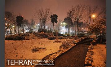 بارش برف در تهران 6