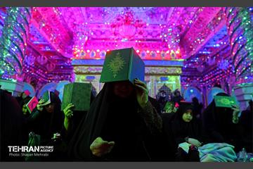 احیای شب بیست‌ویکم ماه رمضان امامزاده پنج تن لویزان 25