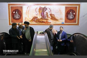 تست گرم بخش میانی خط ۶ مترو تهران 50
