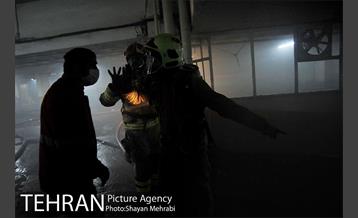 آتش سوزی در ساختمان برق حرارتی 48