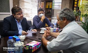 حضور جعفر شربیانی در منطقه 17