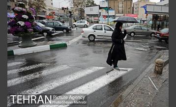 بارش باران بهاری در تهران  1