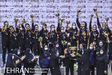 جشن قهرمانی سایپا در لیگ والیبال زنان 23