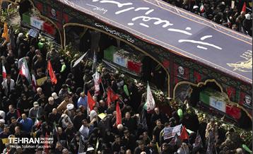 تشییع شهدای اقتدار ملی در تهران 37