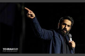 مراسم عزاداری شهادت رهبر انقلاب اسلامی در میدان شهدای هفتم تیر 1