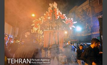 مراسم عزاداری حسینی در خیابان رودکی 5