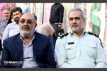 آیین نامگذاری‌ کوچه به نام شهید سالک در منطقه ۱۷