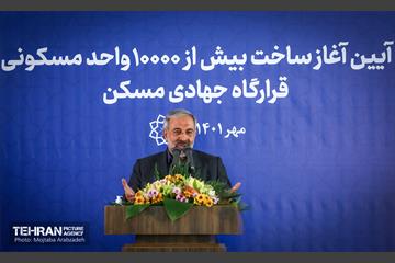 آیین آغاز ساخت بیش از 10000 واحد مسکونی قرارگاه جهادی مسکن 6