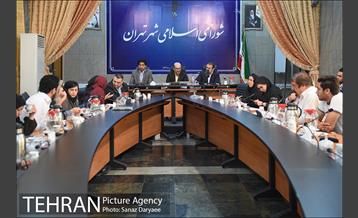 نشست خبری علی اعطا سخنگوی شورای اسلامی شهر تهران 6