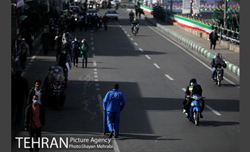 خدمات شهرداری تهران در پایان راهپیمایی ۲۲ بهمن 13