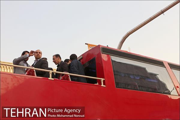 آیین رونمایی و بهره برداری از ناوگان حمل و نقل پاک با حضور دکتر قالیباف 32