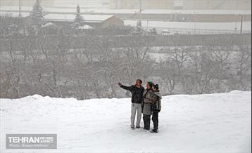 بارش برف در تهران 5