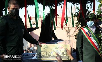 تشییع دو شهید گمنام در منطقه 15