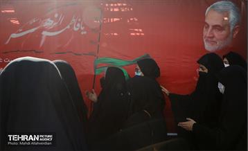 مراسم تشییع پیکر ۱۵۰ شهید گمنام در تهران 11