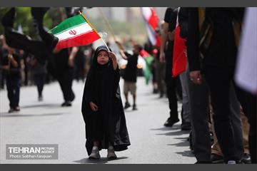 دسته عزاداری دانشگاه امام صادق(ع) در ظهر عاشورا 52