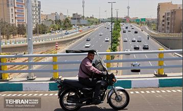 بهره‌برداری از تقاطع غیرهمسطح بزرگراه همت و اشرفی اصفهانی 19