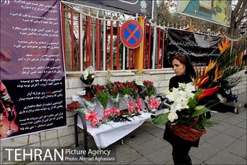 ادای احترام تهرانی ها به شهدای آتش نشان پلاسکو 10