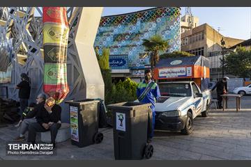 خدمت رسانی شهرداری تهران در راهپیمایی جا مانده های حسینی  17