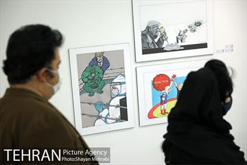 بازدید احمد مسجد جامعی از نمایشگاه تهران از منظر هنرمندان 24