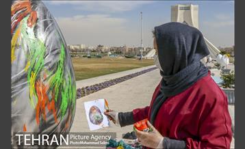 جشن نهال هاى کوچک شهر و تخم مرغ هاى رنگى در منطقه ٩