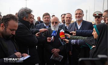 آیین افتتاح تقاطع غیر همسطح شهید آوینی 3