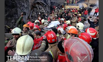 غروب روز هفتم پلاسکو با پیکر 8 آتش نشان 23