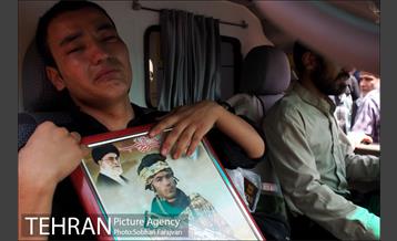 تشییع شهدای مدافع حرم تیپ فاطمیون 21