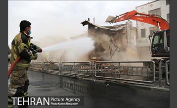 تخریب پاساژ توحید 2