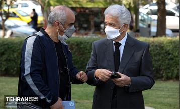 مراسم تشییع پیکر مرحومه ایران درودی هنرمند نقاش 17