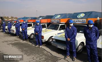 مانور برف روبی منطقه 19 شهرداری تهران 37