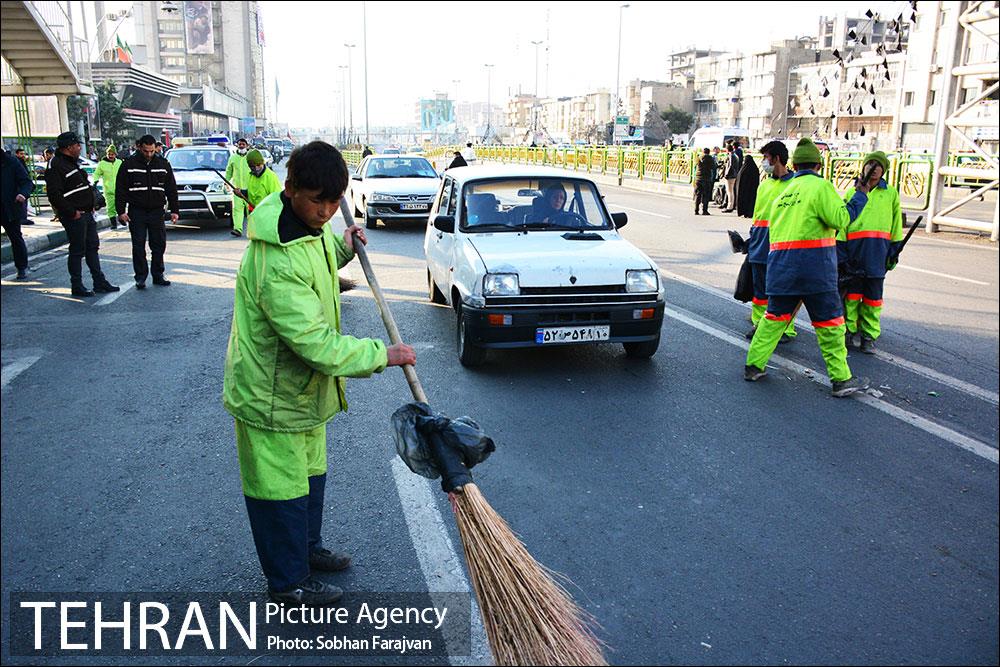 خدمات رسانی شهرداری تهران در آیین تشییع پیکر سردار شهید قاسم سلیمانی-3 8