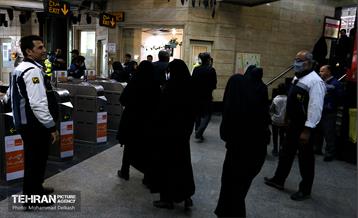 بازدید مدیرعامل شرکت بهره‌برداری متروی تهران از خدمت رسانی در روز اربعین