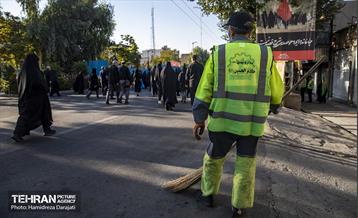 خدمت رسانی شهرداری تهران در راهپیمایی جا مانده های حسینی  5