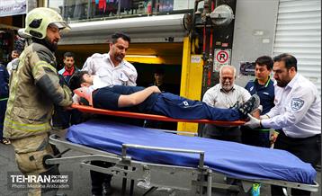 مانور عملیاتی حریق و نجات با محوریت فروریزش 12